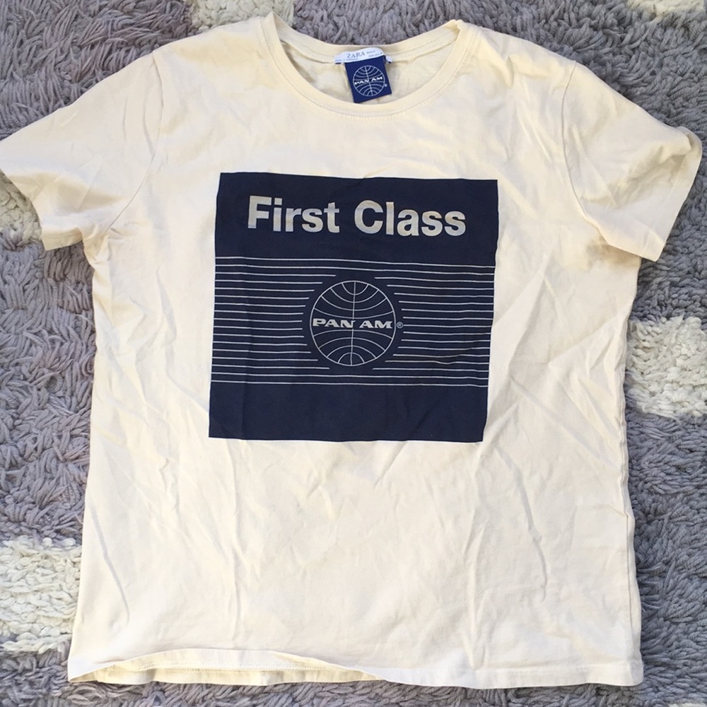 Zara Pan-Am graphic t-shirt